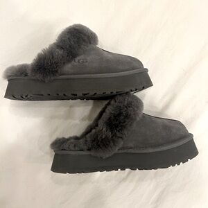 NEW UGG Disquette Platform Clog - Charcoal